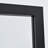 Arcos 34 in. W x 74 in. H Framed Fixed Glass Panel with Clear Glass-83458609