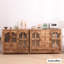 Buffet en bois massif café clair-1165880675