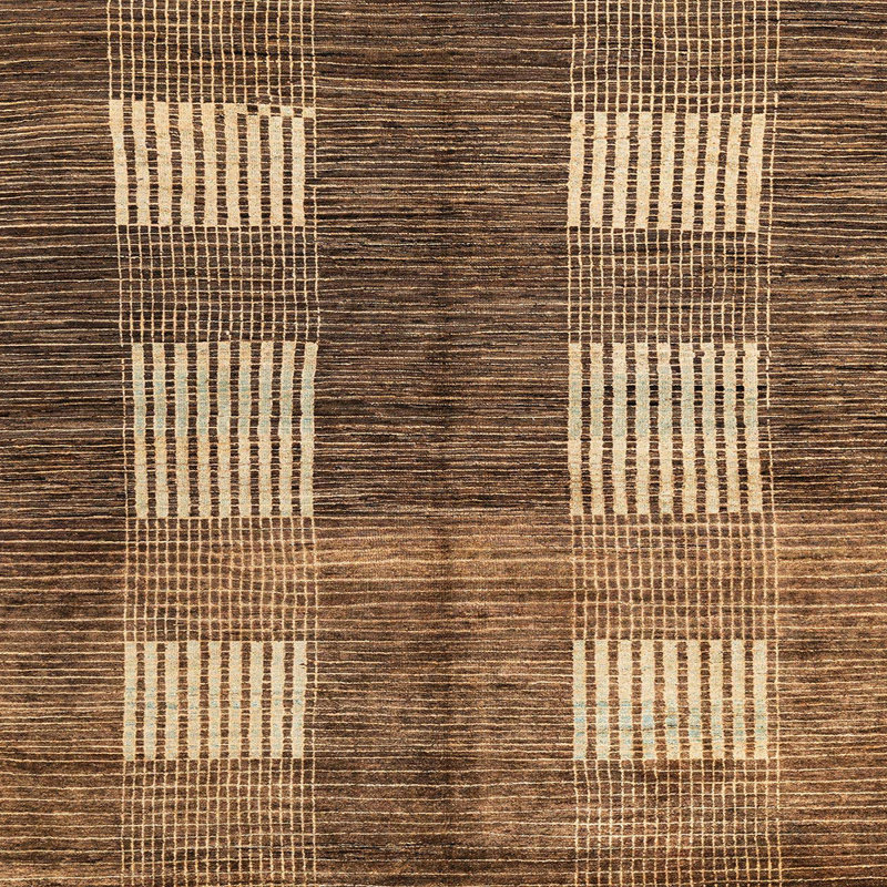 Tapis abstrait moderne 4229, Carré 4 pi