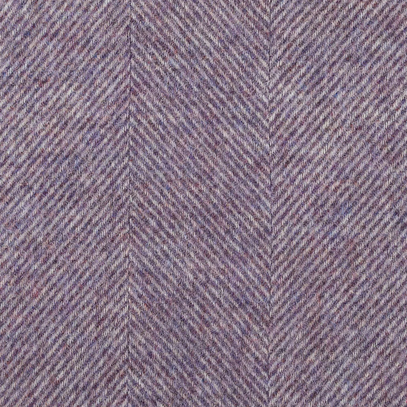 Jeté tissé en laine d'agneau Shetland, Lavande