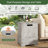 Outdoor MGO Propane Tank Cover Table, Lightweight 20 Lbs Holder With Handles And Groove Hole, No Assembly Needed, Propane Not Included, Propane Not Included-126059361