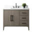 Ensemble de meuble-lavabo simple 42 po avec plateau en marbre Chambery-94811316-94811307