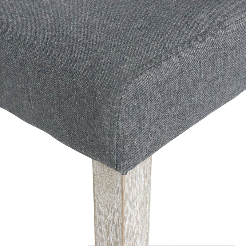 Gerde Upholstered Dining Chair, Charcoal Grey