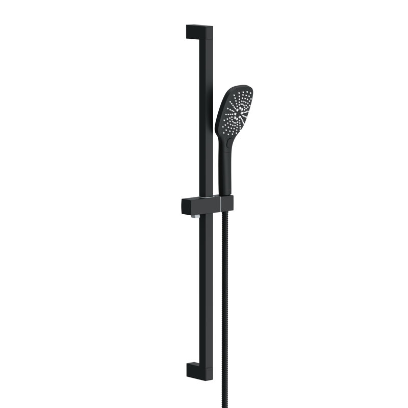 Versa Full Adjustable Shower Head, Satin Black