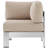Shore 6-piece Outdoor Patio Aluminum Sectional Sofa Set-23593033