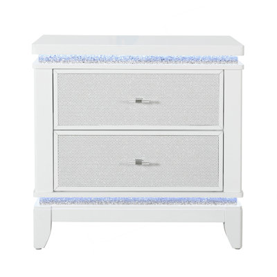 Table de chevet blanche ADALID
