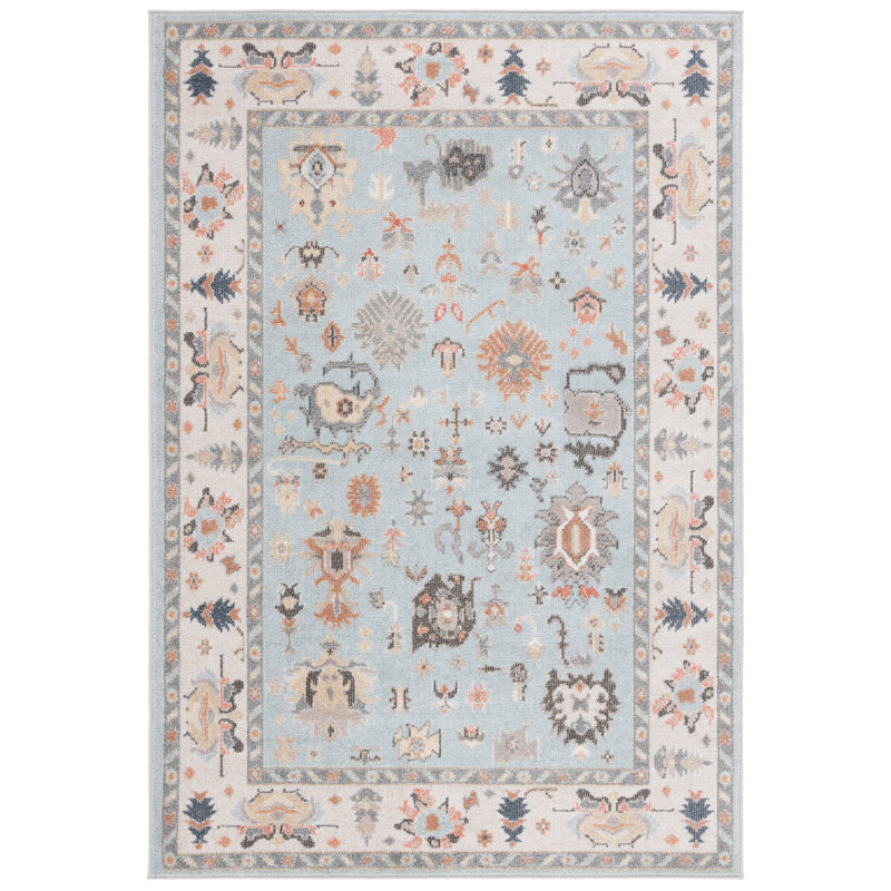 Frieda Performance Oriental Rug, Rectangle 5'5" x 7'7"