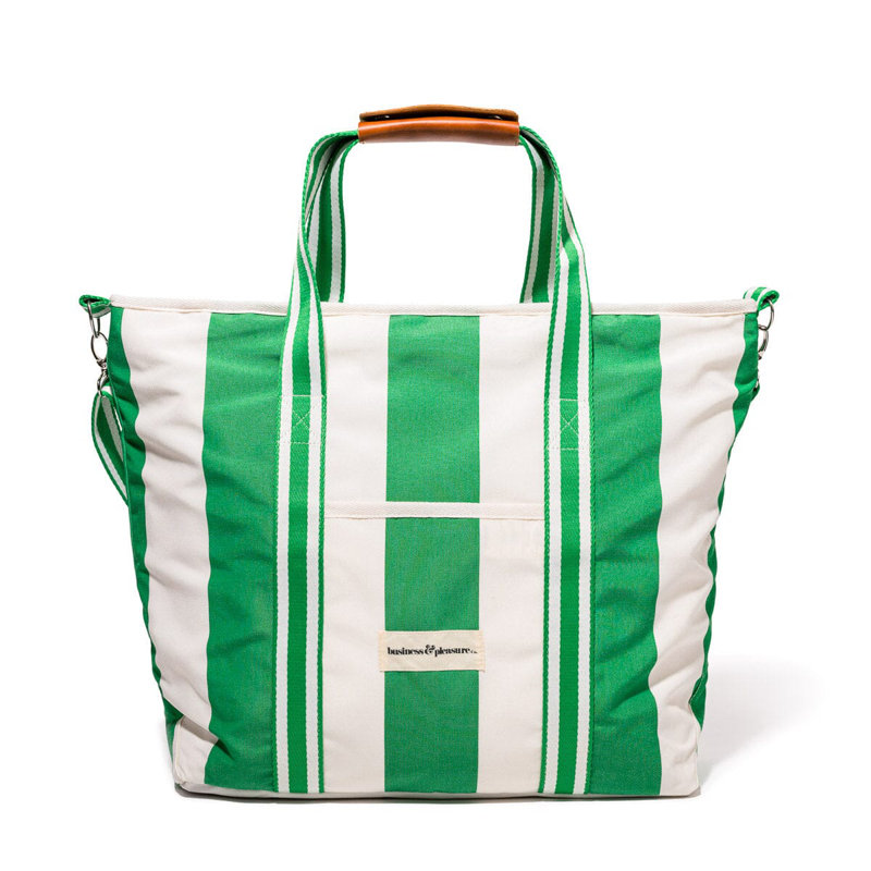 Sac fourre-tout Cooler, Vert/blanc