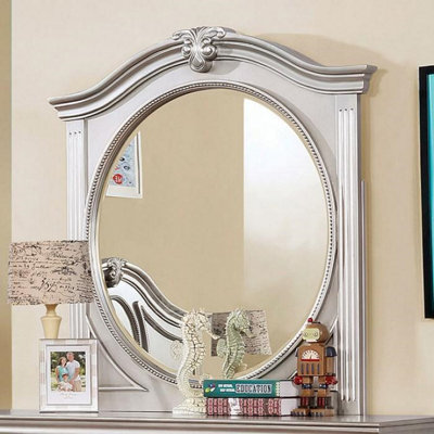 Lorain Wood Flat Mirror