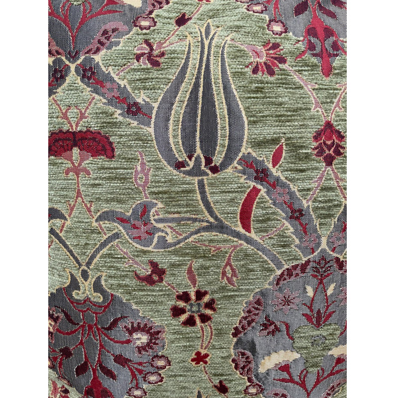 Floral Cotton Blend Pillow Cover
