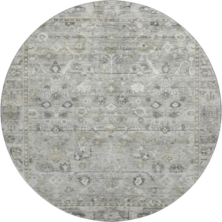 Premium Machine Washable Maag AMF1772 Global Rug