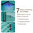 3-Function LED Light Thermostatic Rainfall Shower System with 6 Body Jets and Rough-in Valve-105831520