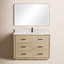 Ensemble de meuble-lavabo simple autoportant 48 po avec plateau en quartz Calacatta Porto-1564858327-1564847929