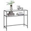 Sebero 100cm Glass Top Console Table-347956748