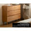 Commode décorative moderne en bois de couleur minimaliste