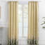 Paire de rideaux semi-transparents avec passe-tringle Dandelion