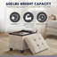Petit repose-pieds avec rangement Home