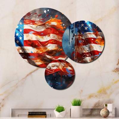 Abstract Wall Decor on Metal