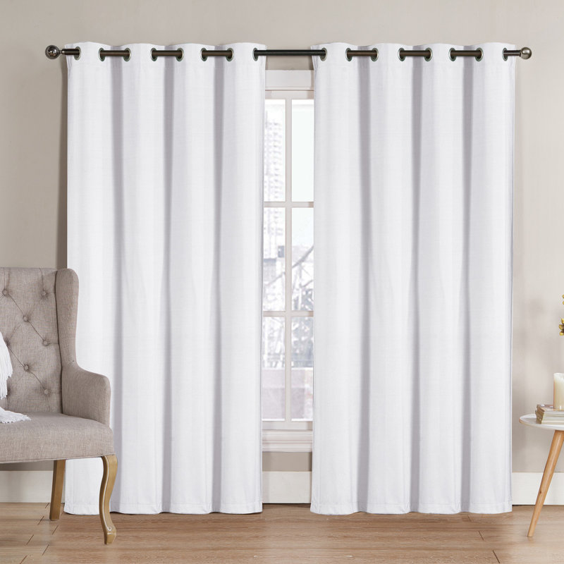 Rideau occultant Neil, Blanc, L 52 po x L 90 po