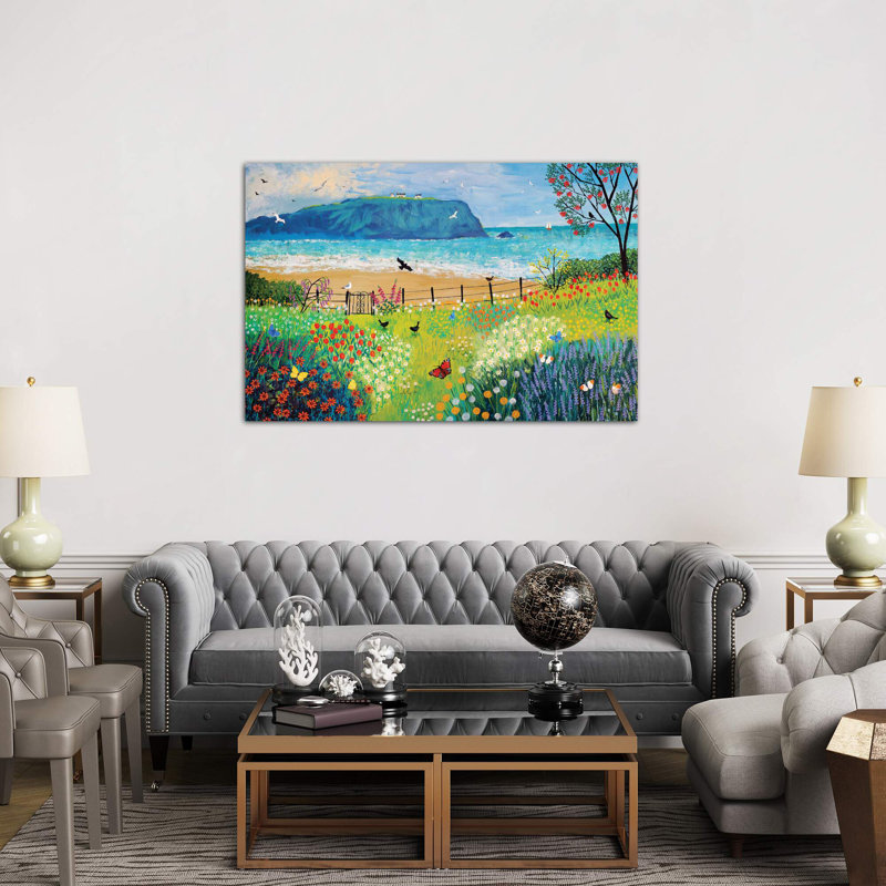 Garden Beside The Sea by Zhen-Huan Lu - Wrapped Canvas Painting, 152.5 cm H x 101.5 cm W