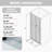 30-32 in.W x 72 in.H Bifold Frameless Glass Shower Door, Folding Frameless Shower Door.-72070143