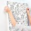 Limoncello Toile Floral Wallpaper Roll-1346775784