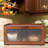 Vintage Bread Box For Kitchen Countertop - Retro Brown Bread Storage Box Breadbox