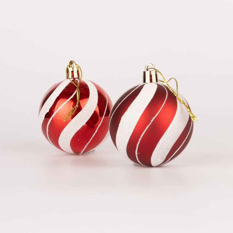 6cm Polyvinyl Chloride (PVC) Bauble
