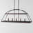 5 - Light Dimmable Modern Linear Chandelier