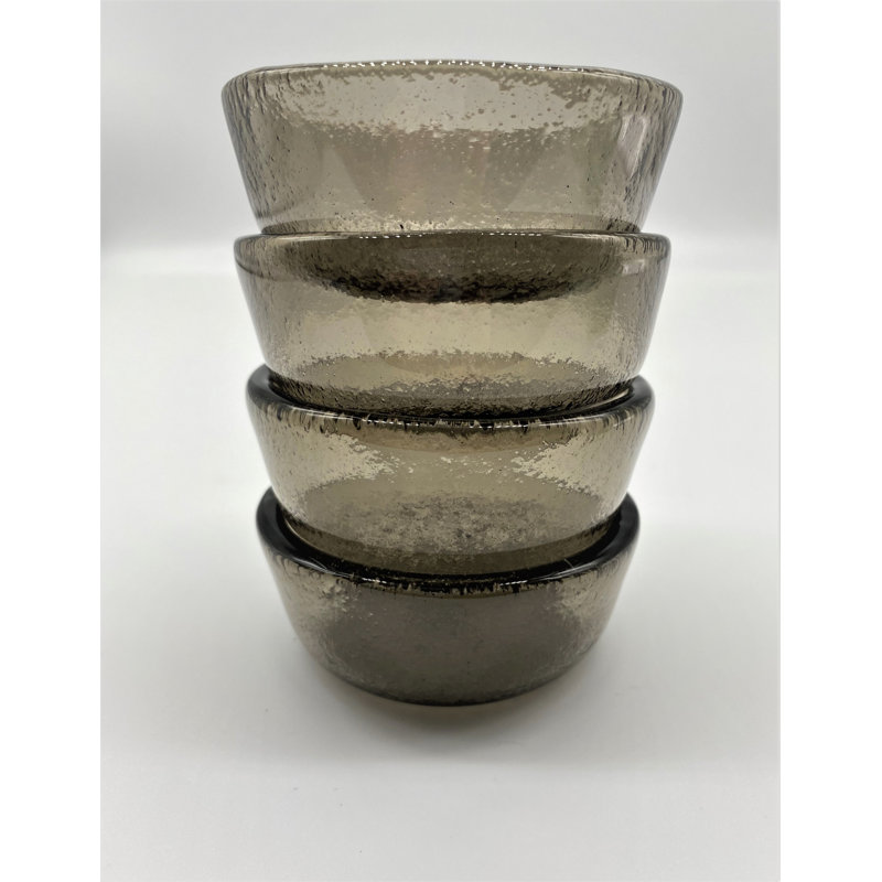 Small Sauce Bowls, Transparent Brown