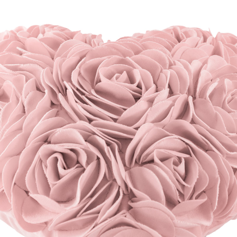  Housse de coussin 3D Flower, Rose clair