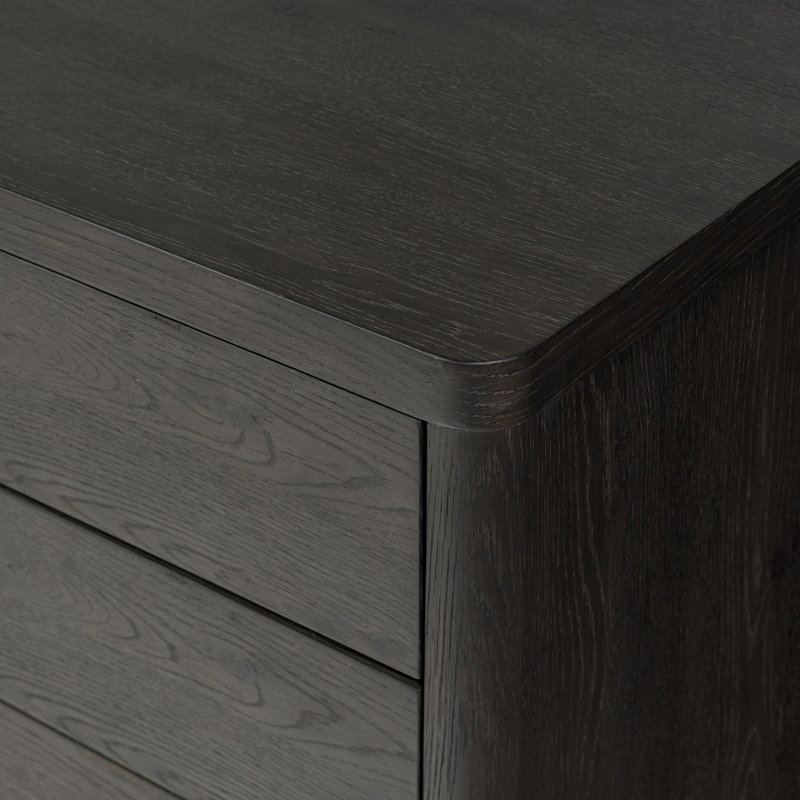 Noeline Media Console TV Stand, Black