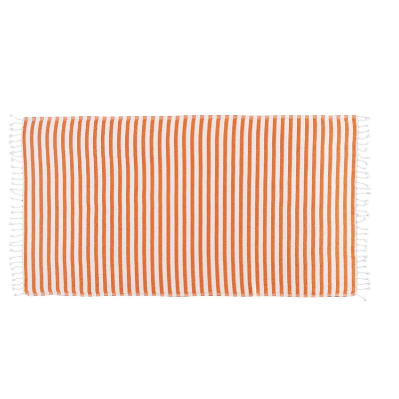 Serviette de bain Kafthan Gocek, Orange Zebra