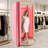 Freestanding Dressing Room with Curtains