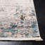 Tapis ivoire / bleu marine Mesa-354517812