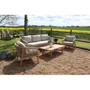 Roma 5 Seater Rope Triple Lounge Set