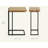 Luka Oak Wood Side Table Large