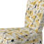 Fauteuil d'appoint rembourré jaune Autunm