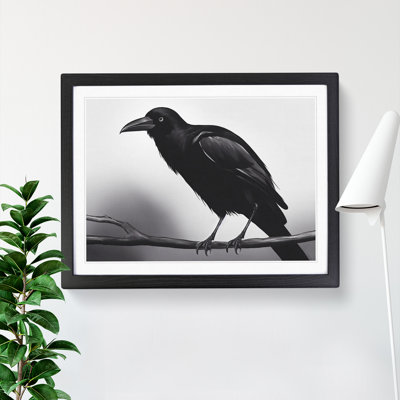 Cosmopolitan Crow Bird - Framed Print