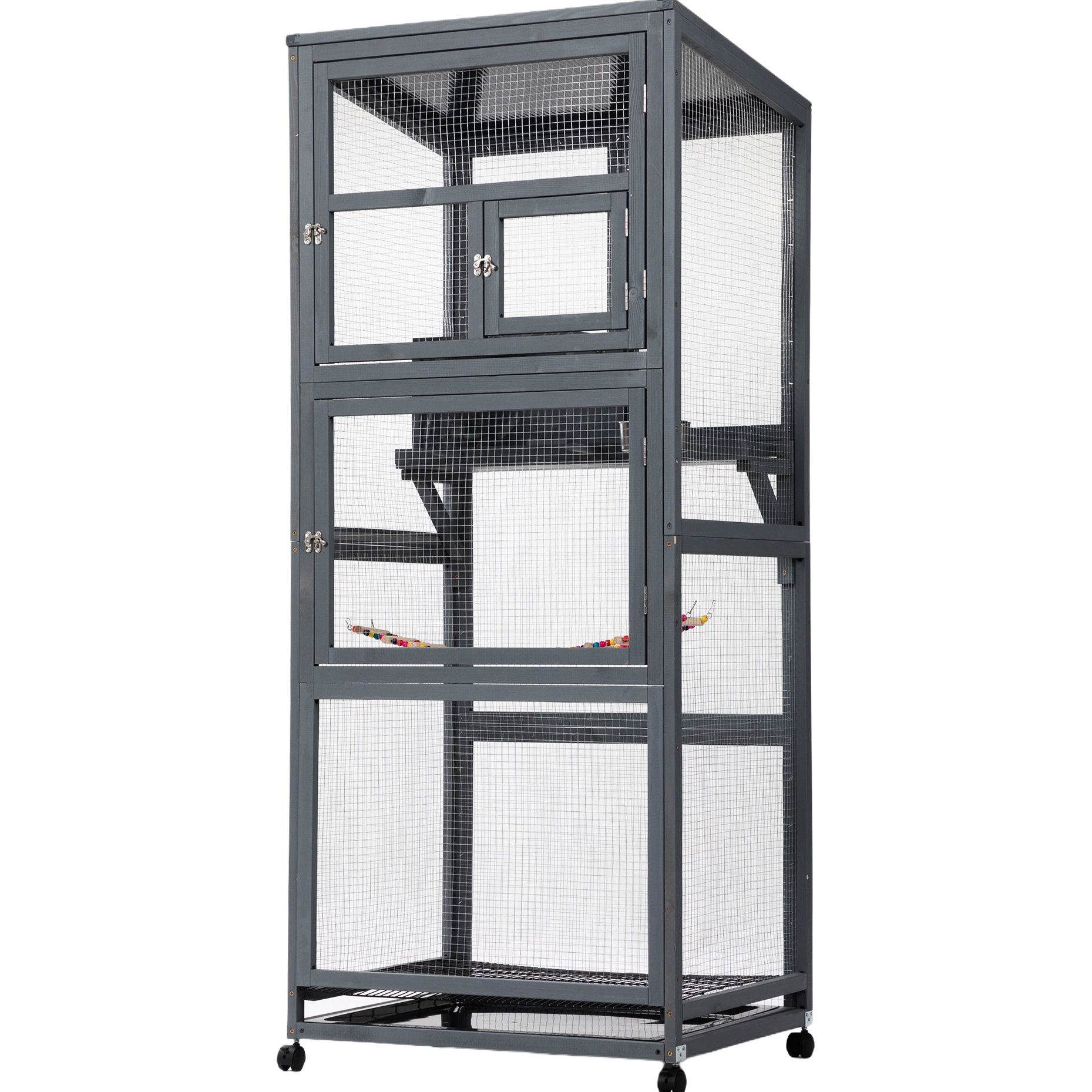 Hokku Designs Spacious Bird Aviary With Adjustable Lighting - Create ...