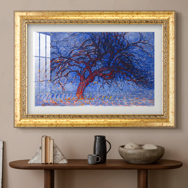 L'Arbre rouge, 1909 - Piet Mondrian - Reproduction encadrée sur mesure, Format intérieur 20 po x 28 po