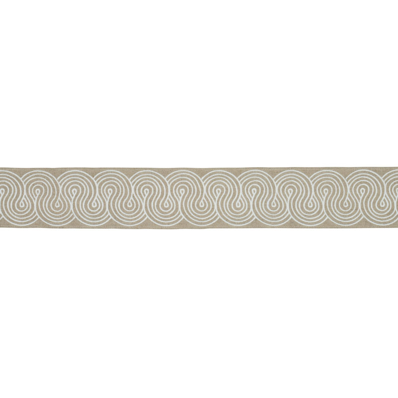 Giraldi Embroidered Trim, Linen