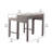 Faux Marble Top Dining Table