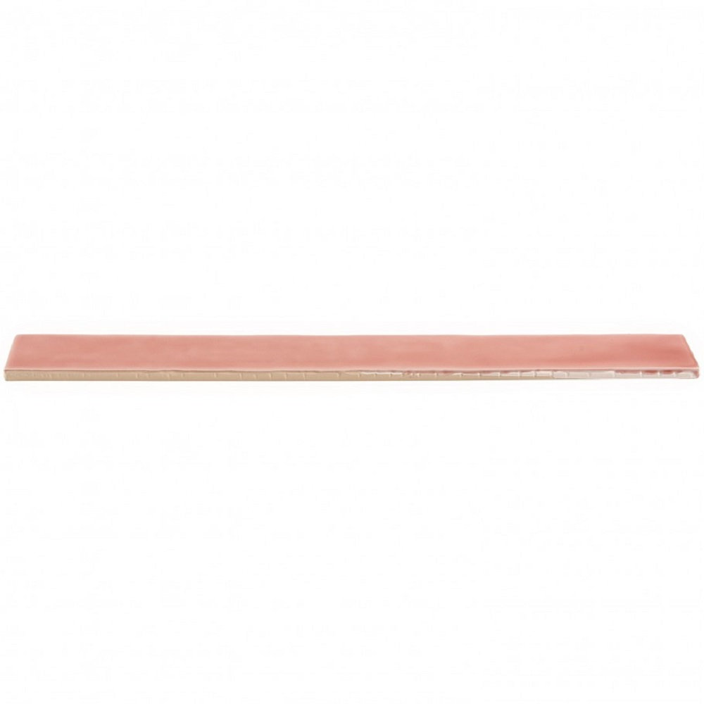 Capetown 2" x 20" Ceramic Subway Wall Tile, Coral