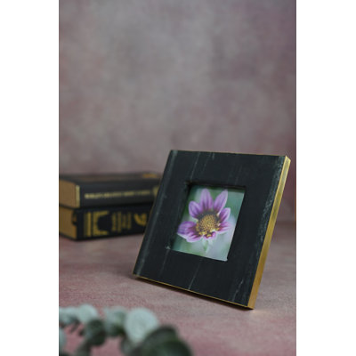 Barnesville Black Marble Picture Frame Med
