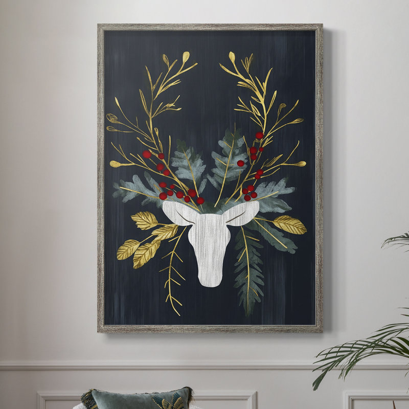 Reproduction encadrée - bois massif XMA3005213, H 11 po x l 9 po