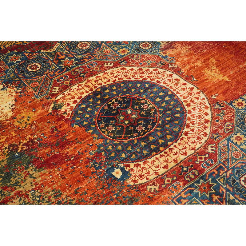 Wool Abstract Area Rug