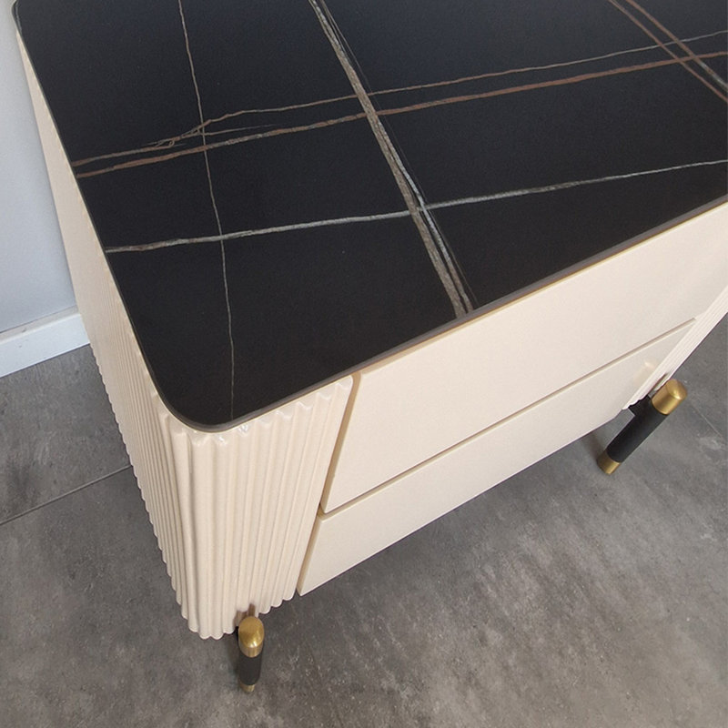 60cm W Manufactured Wood Bedside Table