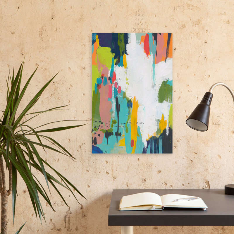 Summer Field - Abstracts Art contemporain, H 24 po x l 16 po