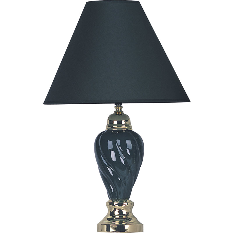 Bannister Table Lamp, Black